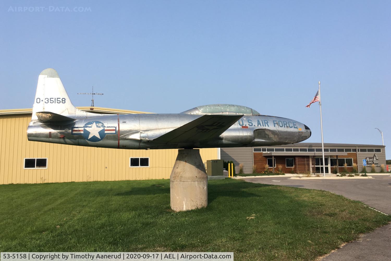 53-5158, 1953 Lockheed T-33A Shooting Star C/N 580-8497, 1953 Lockheed T-33A Shooting Star, c/n: 580-8497