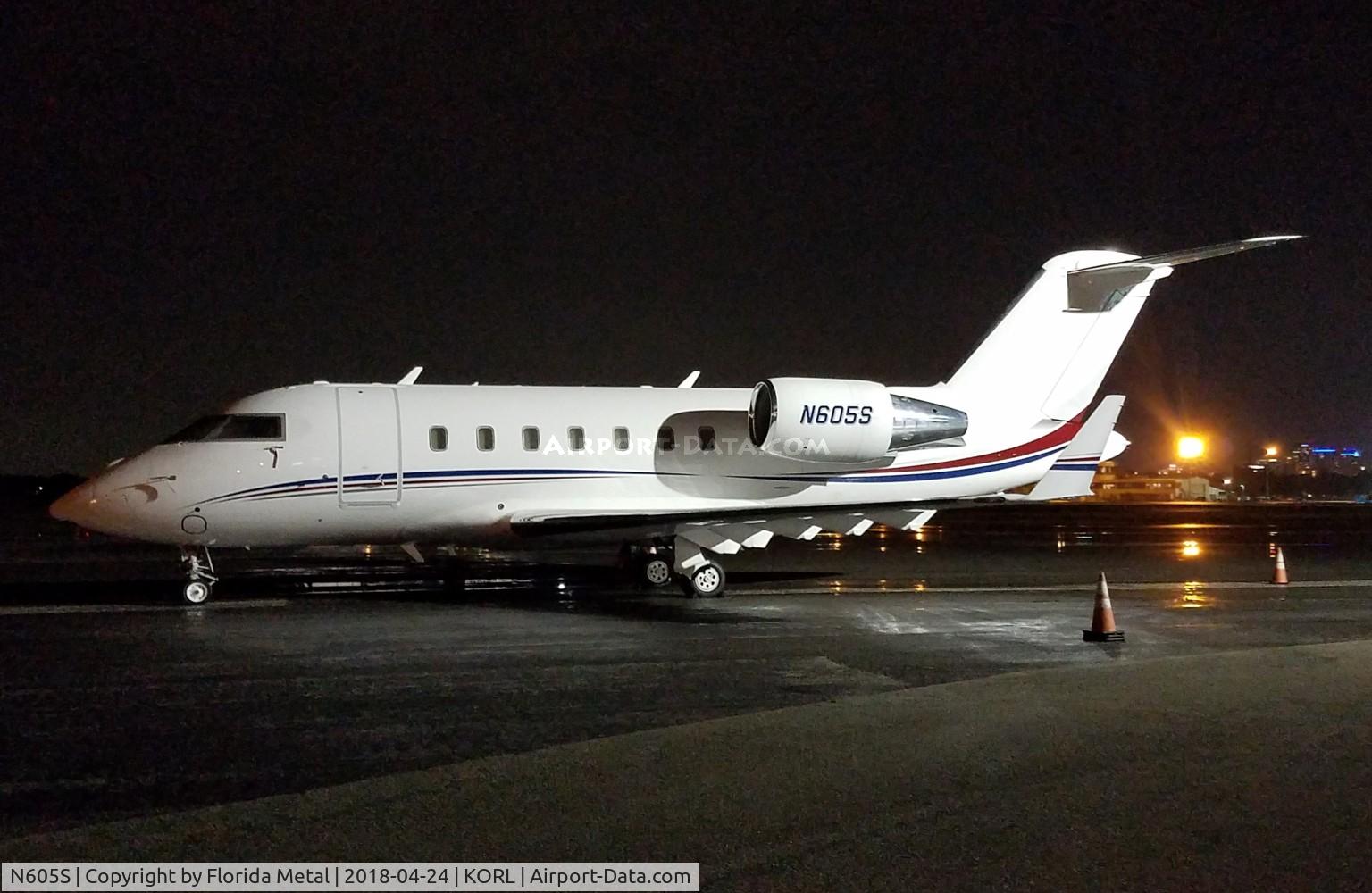 N605S, 2009 Bombardier Challenger 605 (CL-600-2B16) C/N 5788, ORL 2018