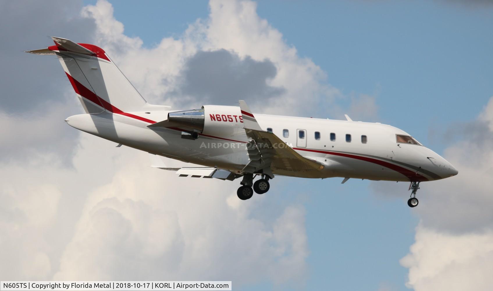 N605TS, 2007 Bombardier Challenger 605 (CL-600-2B16) C/N 5703, NBAA 2018
