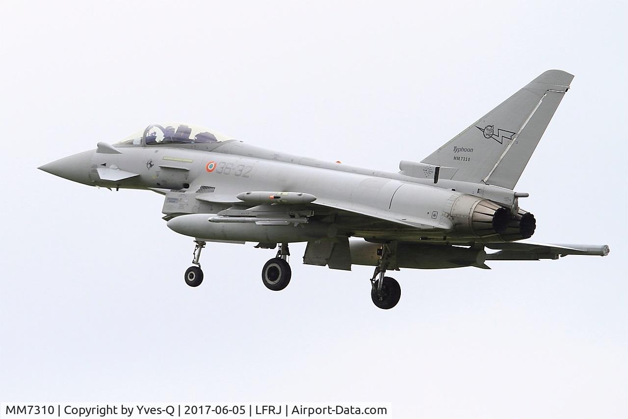 MM7310, Eurofighter EF-2000 Typhoon S C/N IS042, Eurofighter EF-2000 Typhoon S, On final rwy 26, Landivisiau Naval Air Base (LFRJ) Tiger Meet 2017