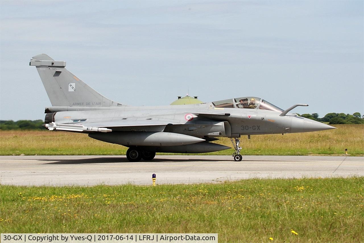 30-GX, 2014 Dassault Rafale C C/N 145, Dassault Rafale C, Taxiing to flight line, Landivisiau Naval Air Base (LFRJ) Tiger Meet 2017