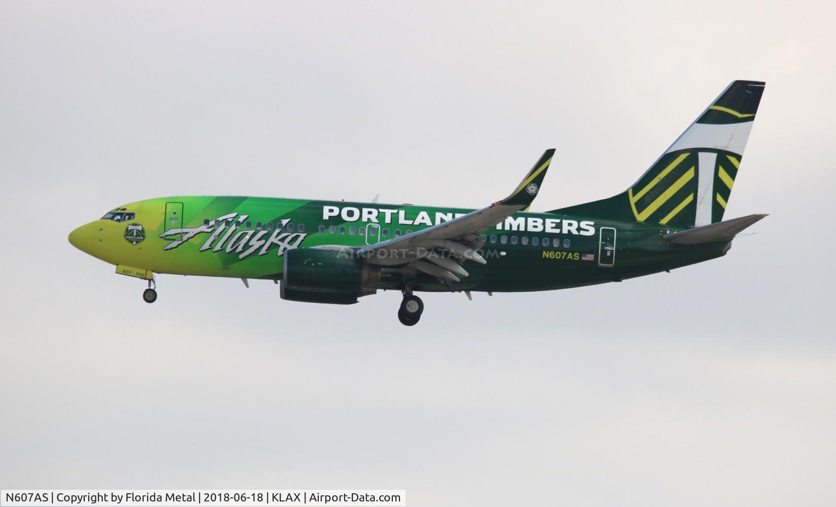 N607AS, 1999 Boeing 737-790 C/N 29751, LAX 2018