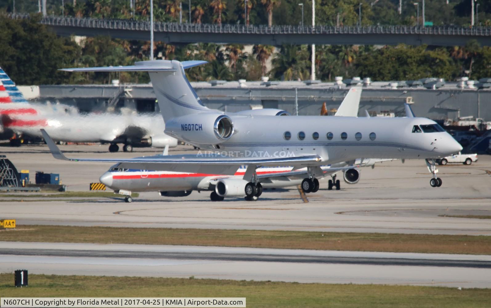 N607CH, 2007 Gulfstream Aerospace GV-SP (G550) C/N 5159, MIA 2017