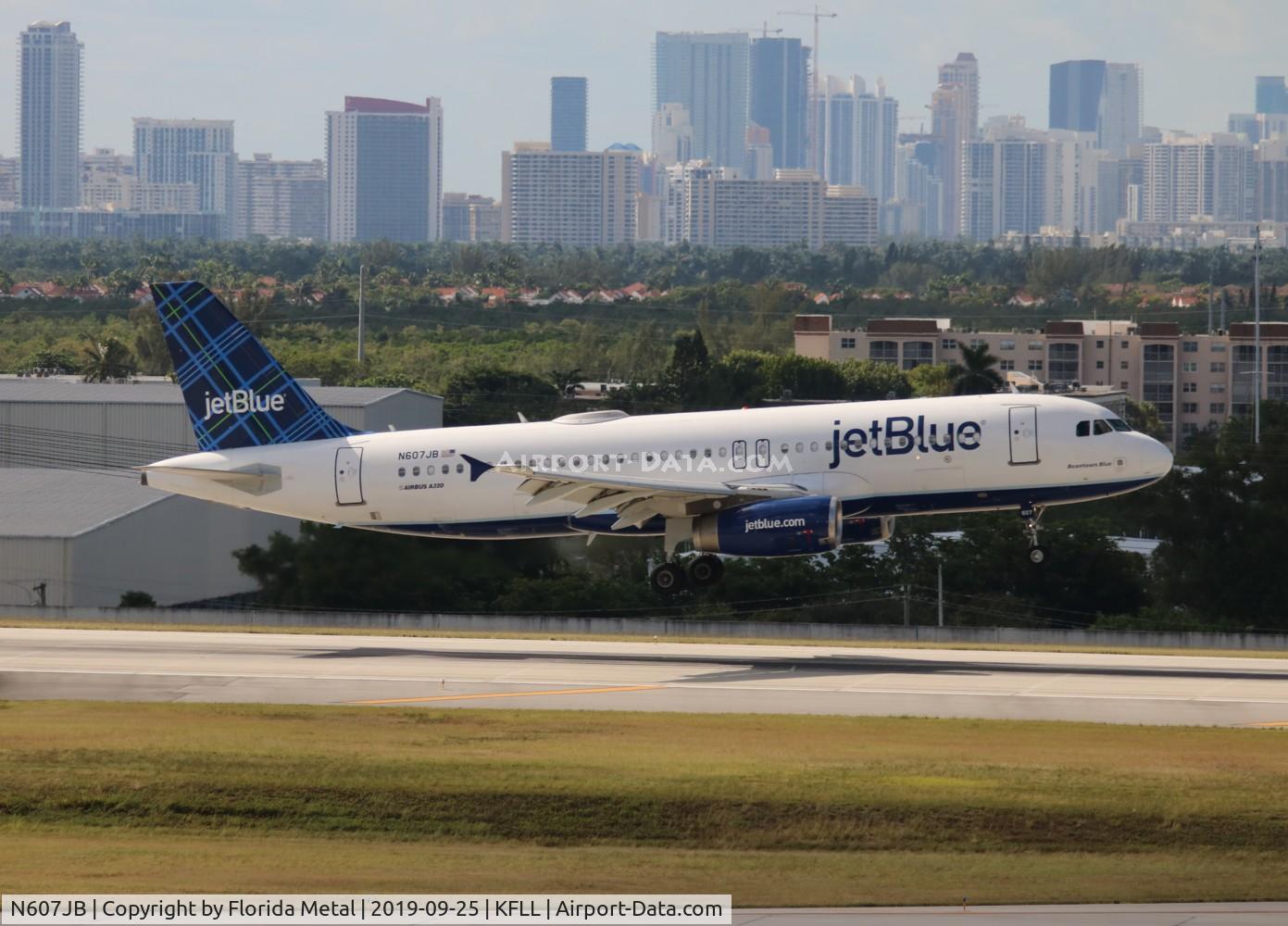 N607JB, 2005 Airbus A320-232 C/N 2386, FLL 2019