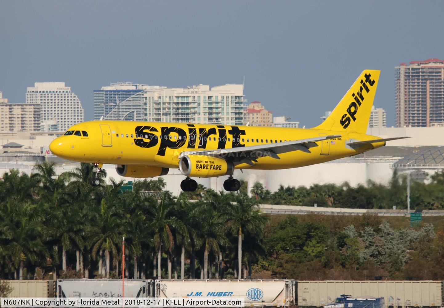 N607NK, 2011 Airbus A320-232 C/N 4595, FLL 2018