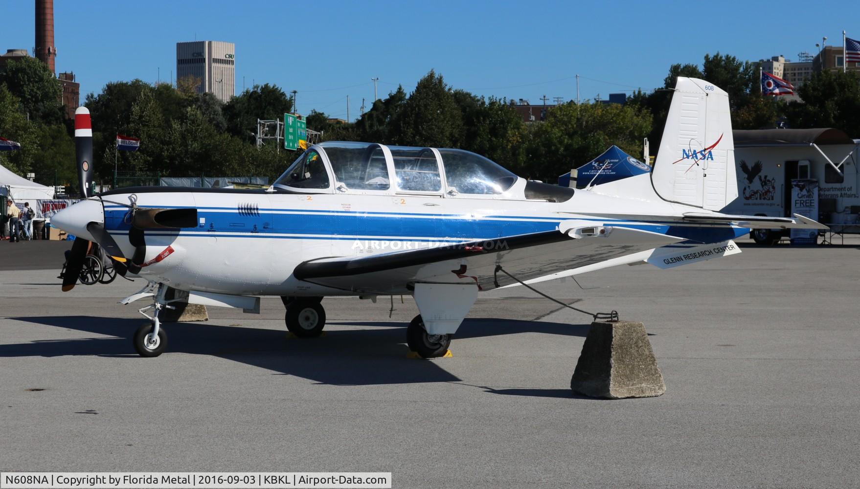 N608NA, Beech T-34C Turbo Mentor C/N 160528, Cleveland 2016