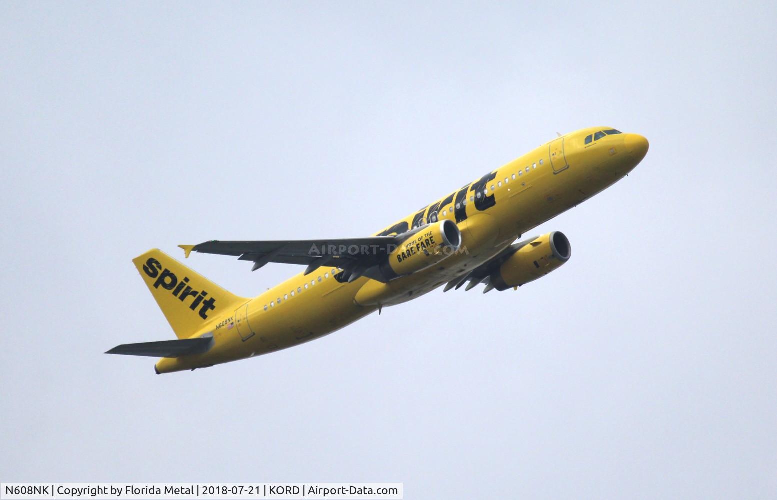 N608NK, 2011 Airbus A320-232 C/N 4902, ORD 2018