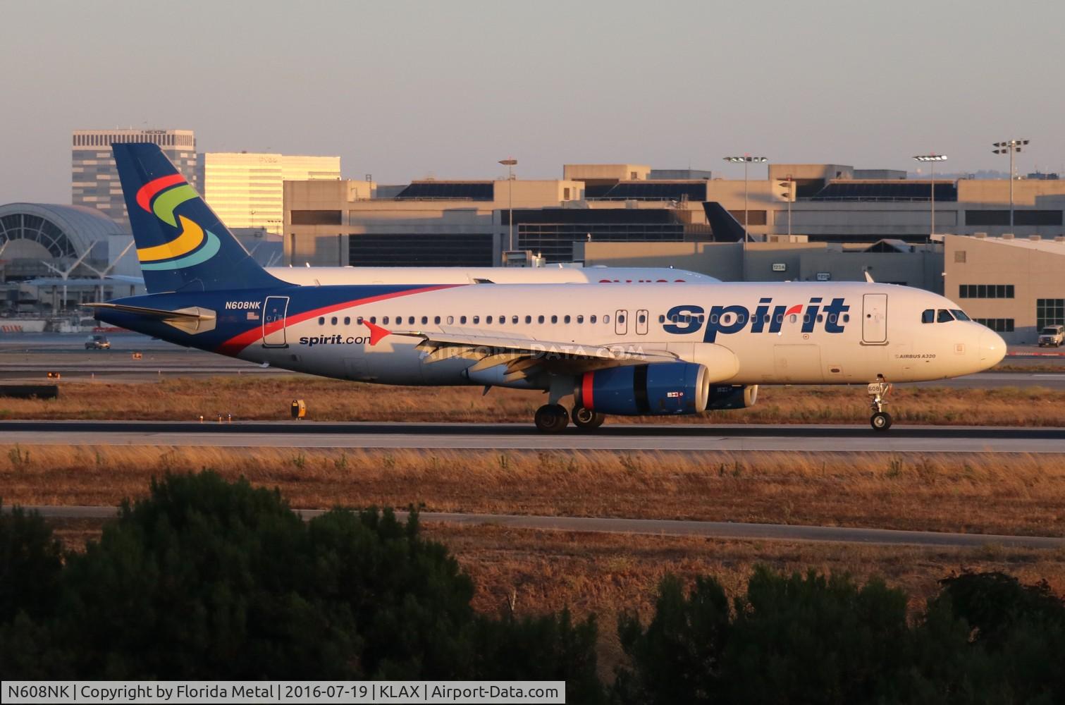 N608NK, 2011 Airbus A320-232 C/N 4902, LAX 2016