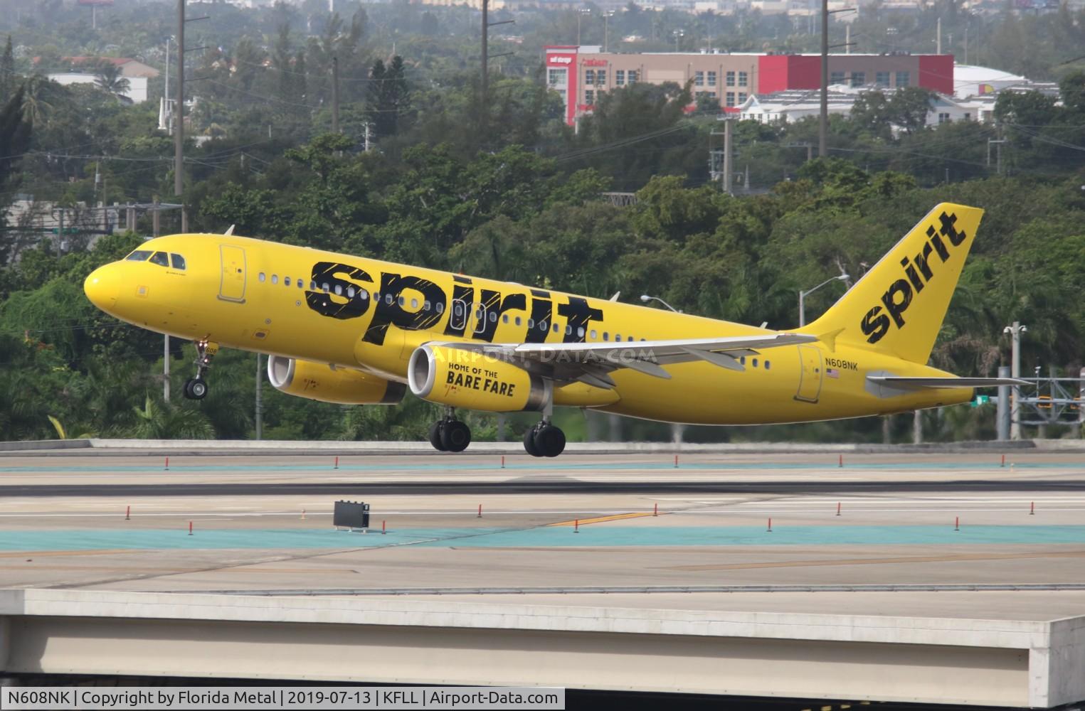 N608NK, 2011 Airbus A320-232 C/N 4902, FLL 2019