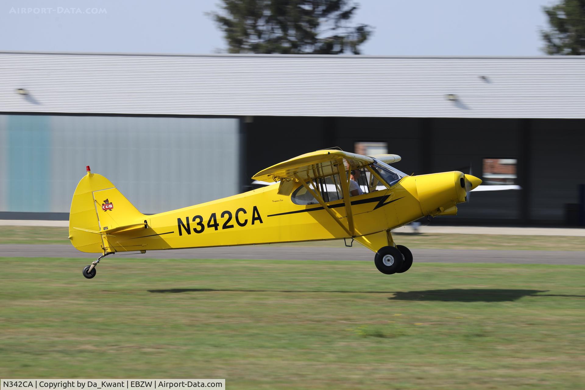 N342CA, 1979 Piper PA-18-150 Super Cub C/N 18-8009005, Homebase: Genk (EBZW)
Owner: Privaat