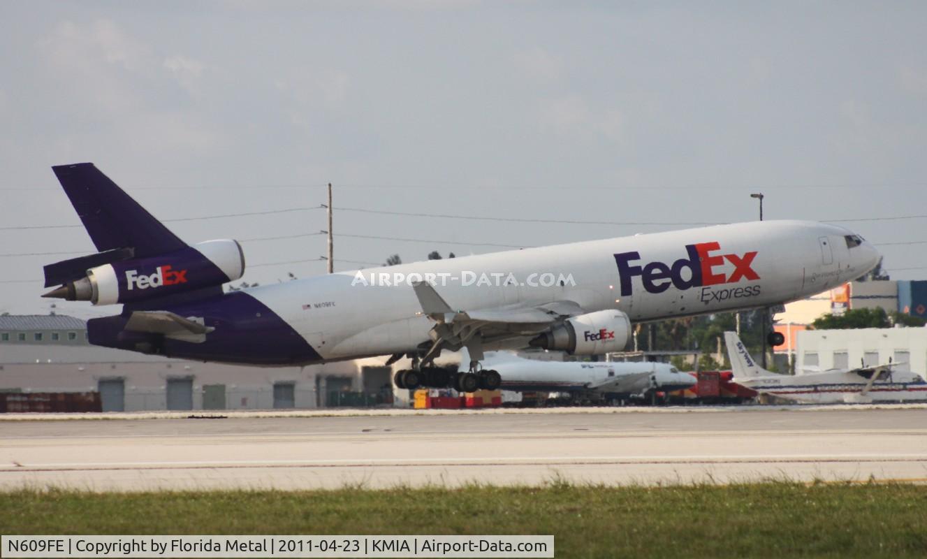 N609FE, 1993 McDonnell Douglas MD-11F C/N 48549, MIA 2011