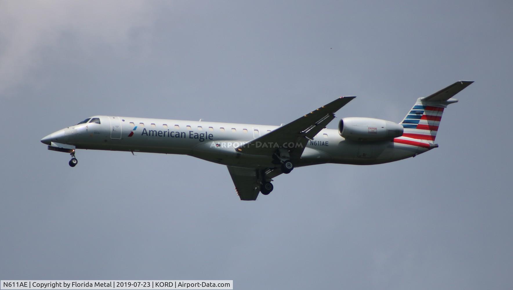 N611AE, 1998 Embraer ERJ-145LR (EMB-145LR) C/N 145074, ORD 2019