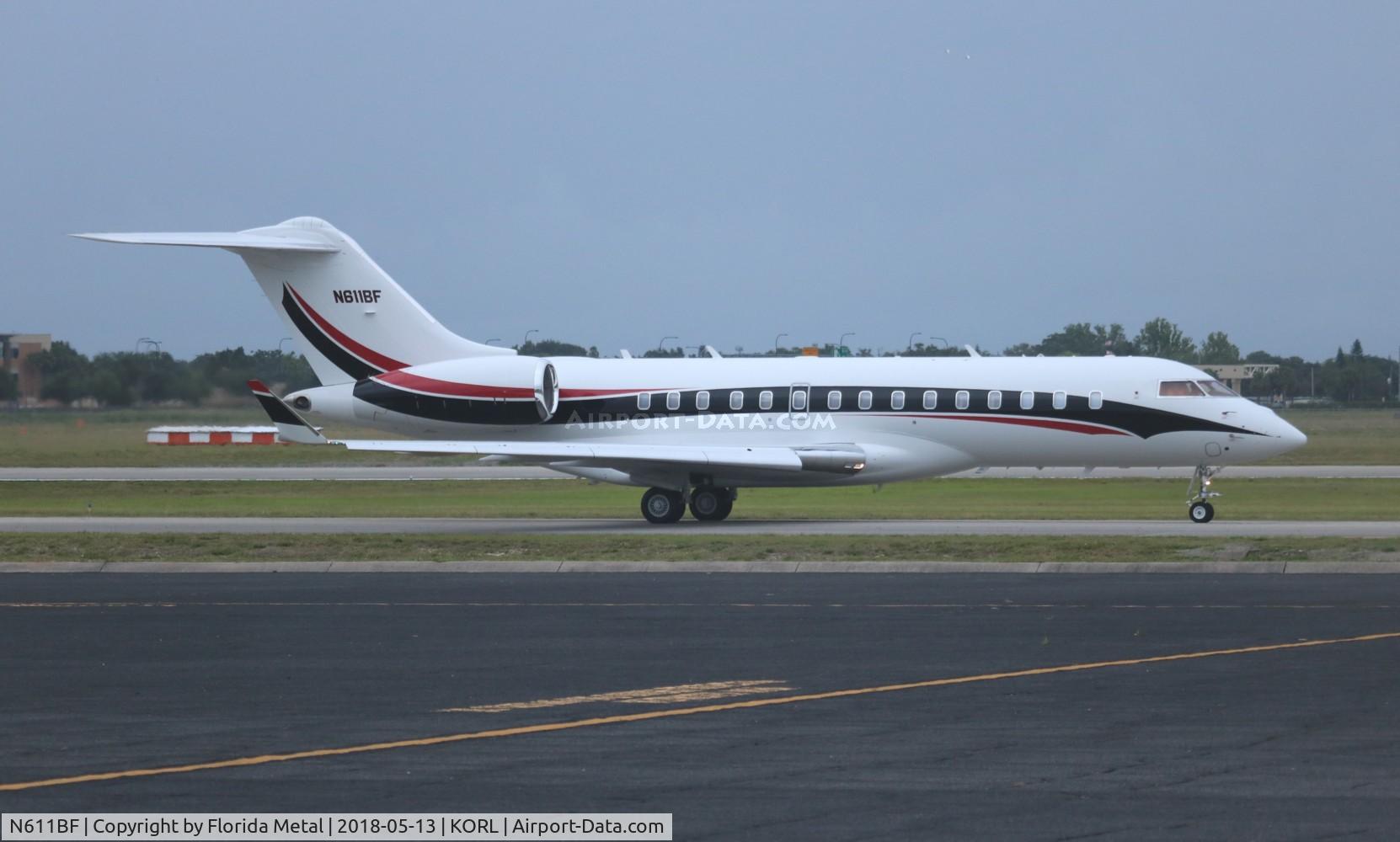 N611BF, 2016 Bombardier BD-700-1A10 Global 6000 C/N 9774, Global 6000