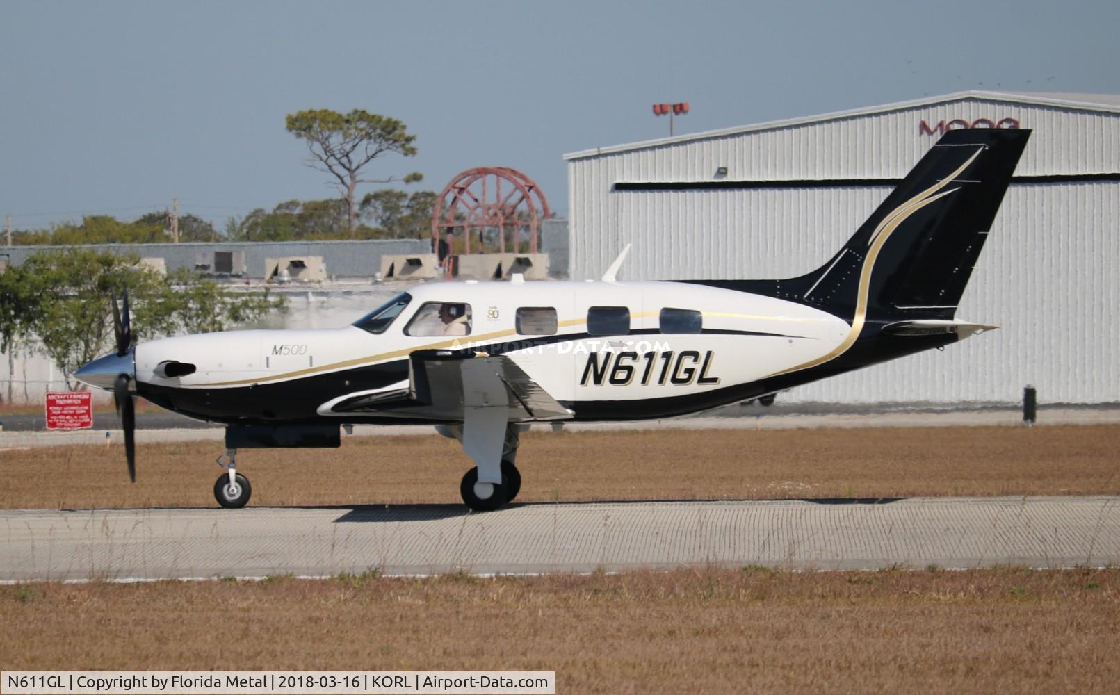 N611GL, 2017 Piper PA-46-500TP Meridian M500 C/N 4697623, ORL 2018