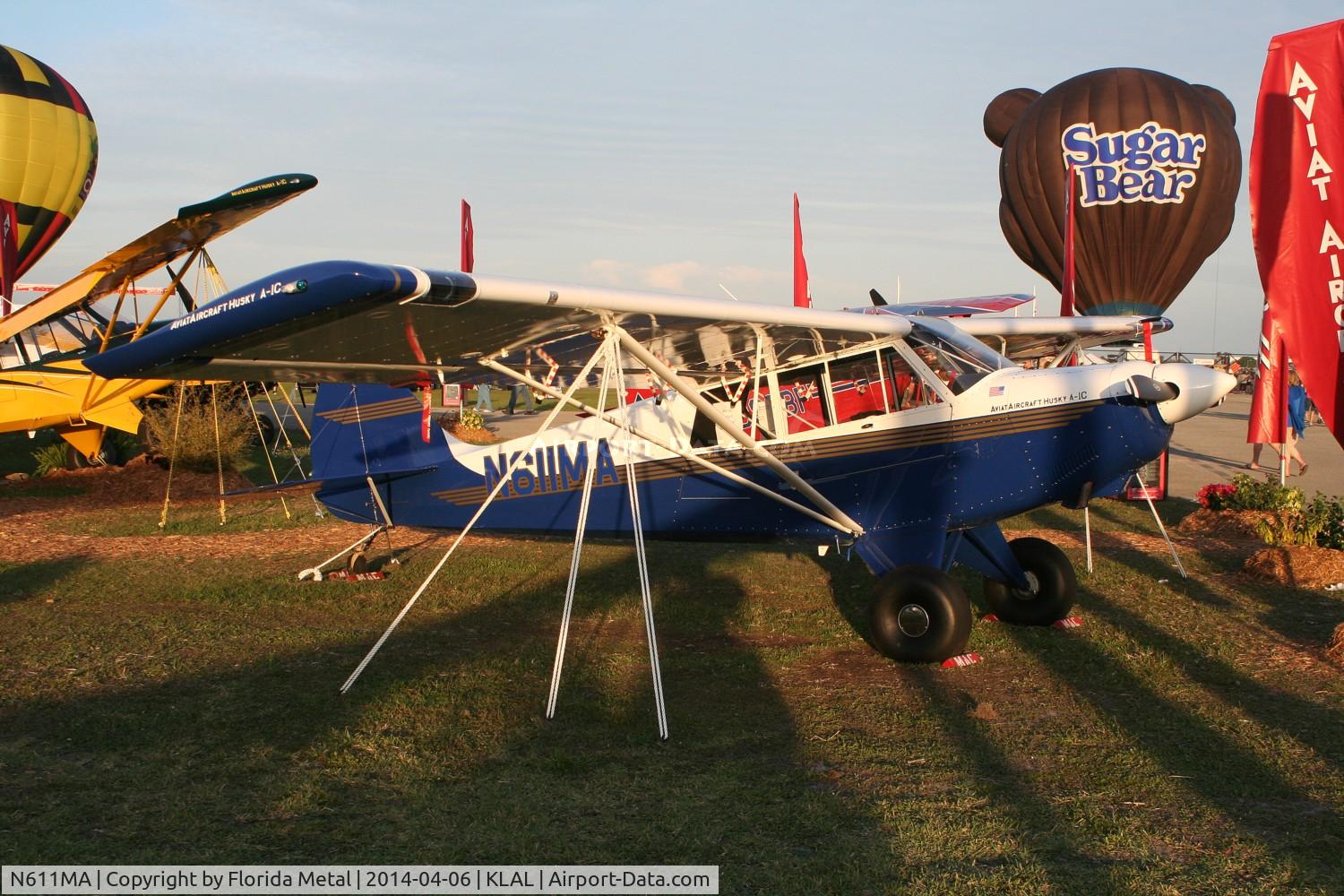 N611MA, 2013 Aviat A-1C-180 Husky C/N 3190, SNF 2014