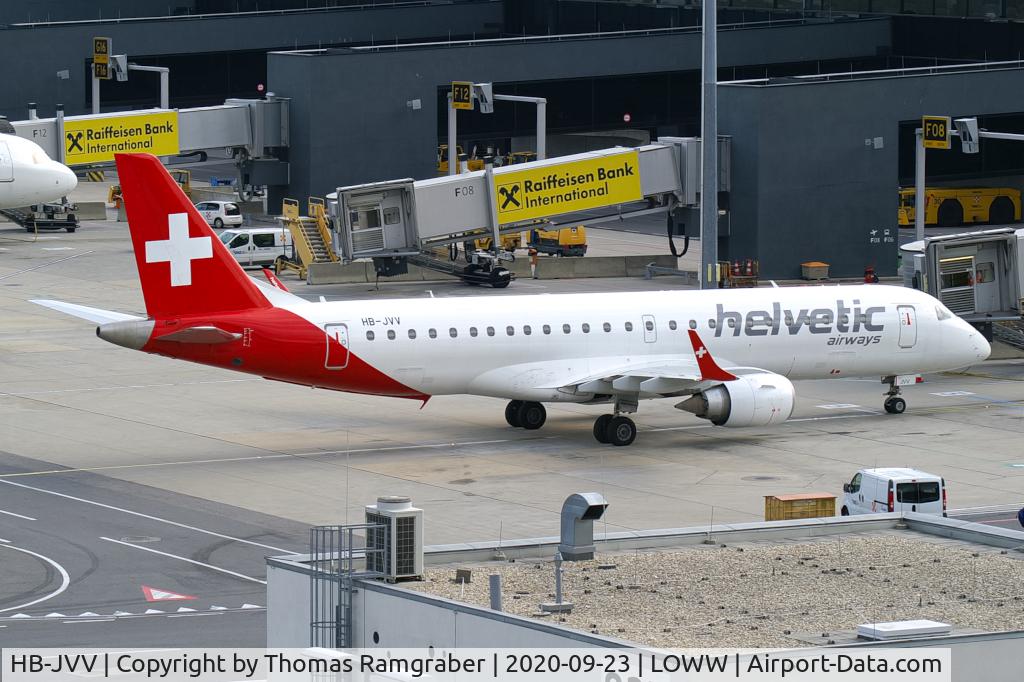 HB-JVV, 2007 Embraer 190AR (ERJ-190-100IGW) C/N 19000071, Helvetic Airways Embraer 190LR