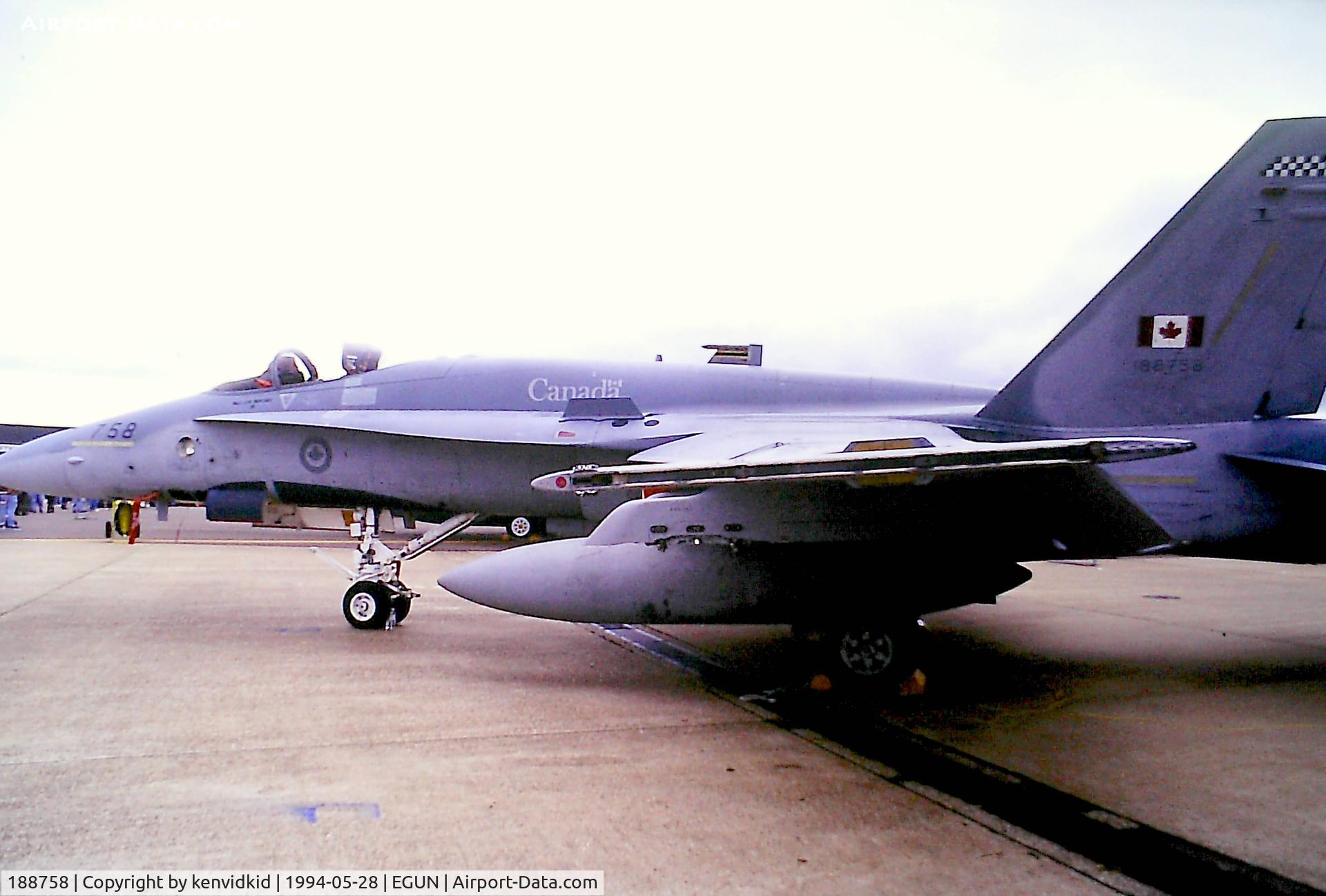 188758, McDonnell Douglas CF-188A Hornet C/N 0401/A334, At Air Fete 1994.