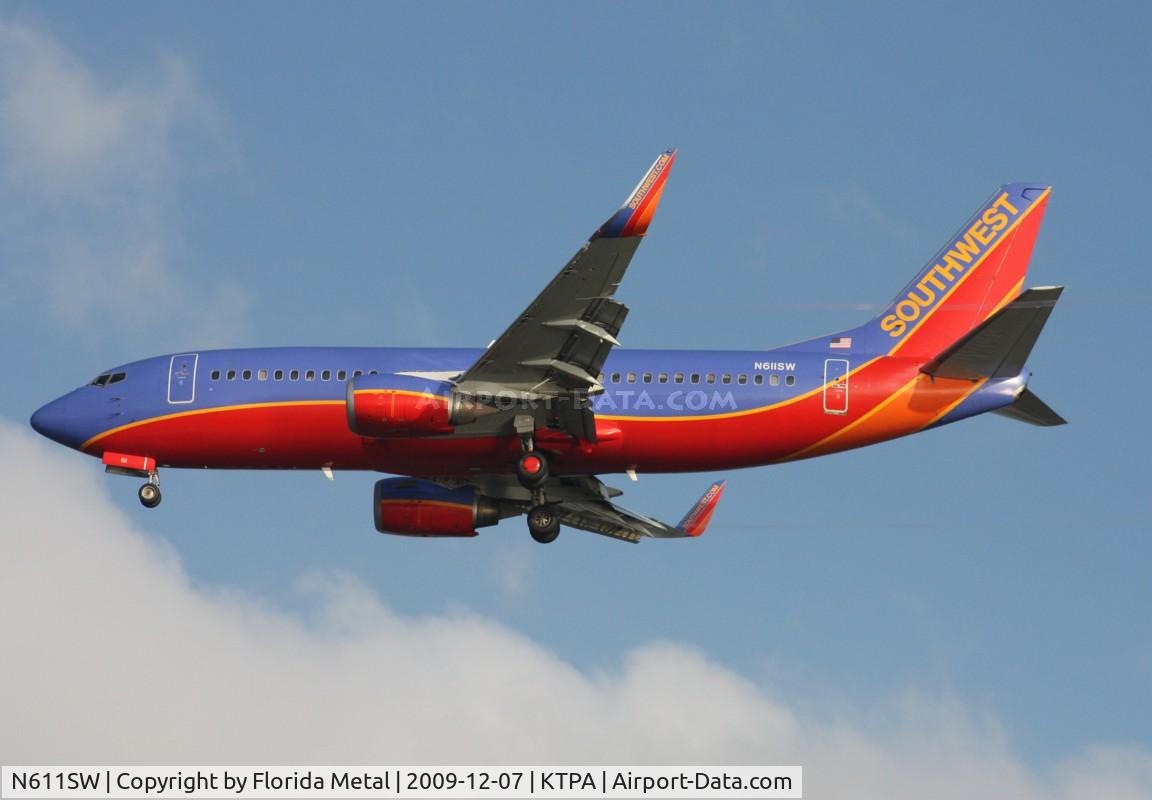 N611SW, 1995 Boeing 737-3H4 C/N 27697, TPA 2009