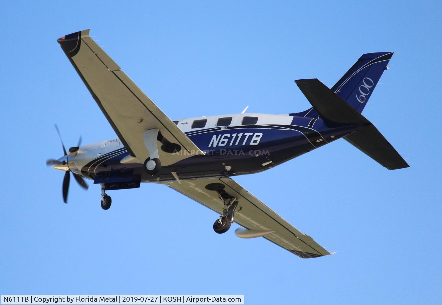 N611TB, 2016 Piper PA-46-600TP Malibu C/N 46-98011, OSH 2019