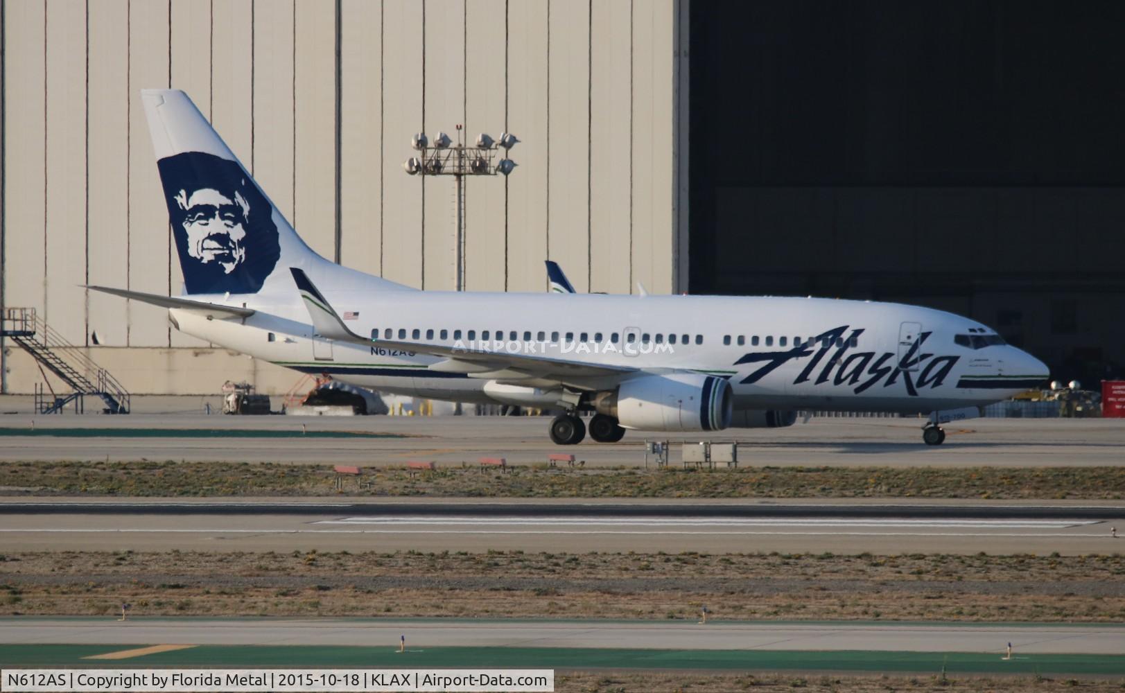 N612AS, 1999 Boeing 737-790 C/N 30162, LAX 2015