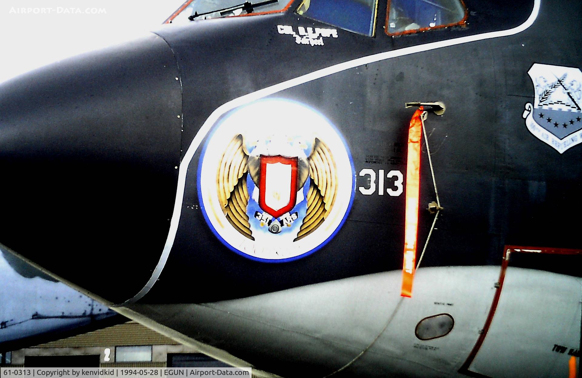 61-0313, 1961 Boeing KC-135R Stratotanker C/N 18220, At Air Fete 1994.