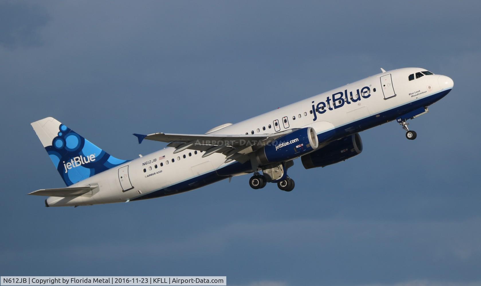 N612JB, 2005 Airbus A320-232 C/N 2447, FLL 2016