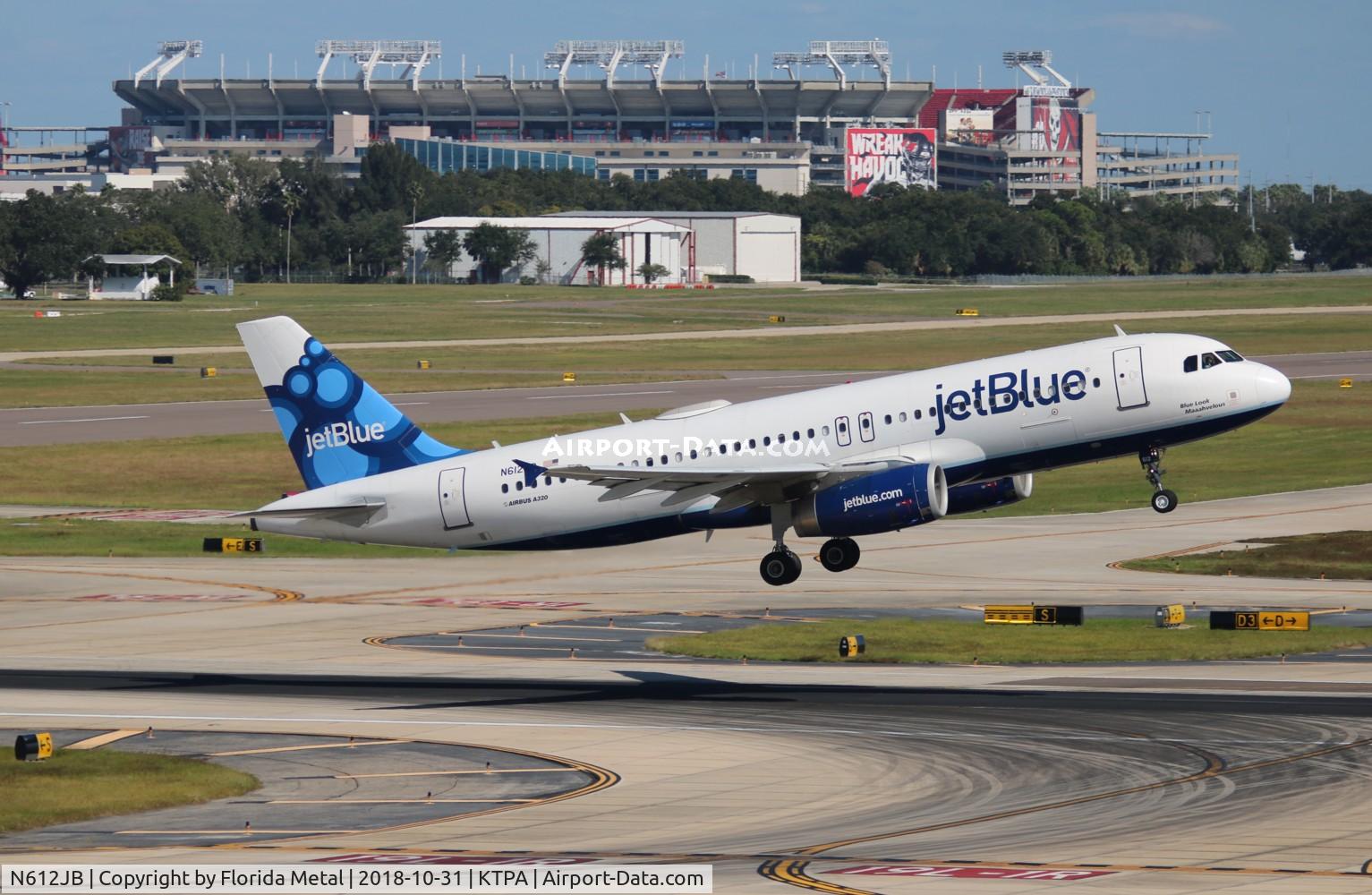 N612JB, 2005 Airbus A320-232 C/N 2447, TPA 2018