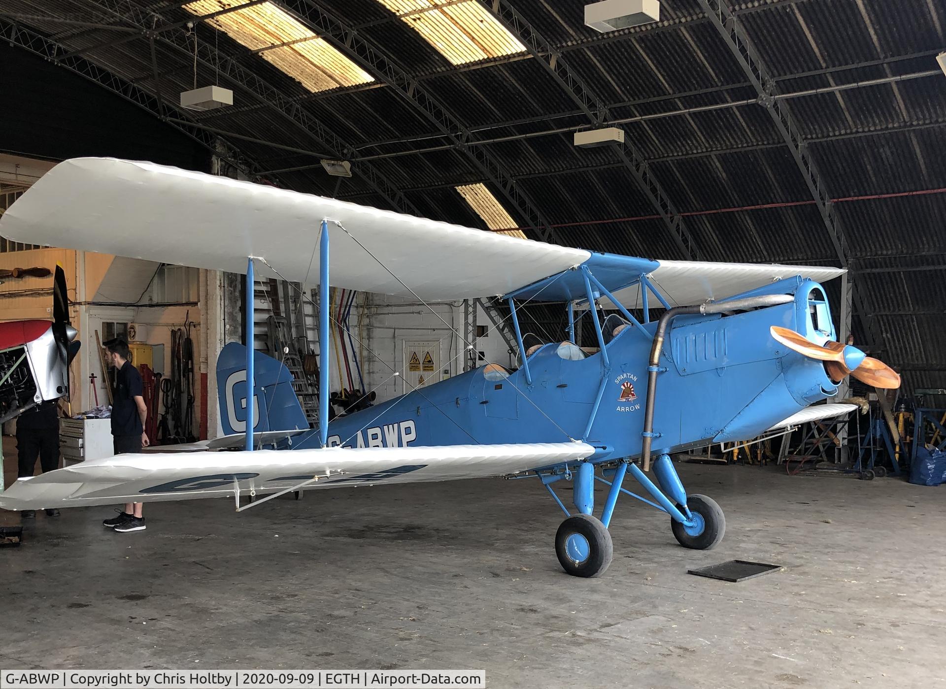 G-ABWP, 1932 Spartan Arrow C/N 78, 1932 Spartan Arrow 'on loan' to the Shuttleworth Collection from Redhill.