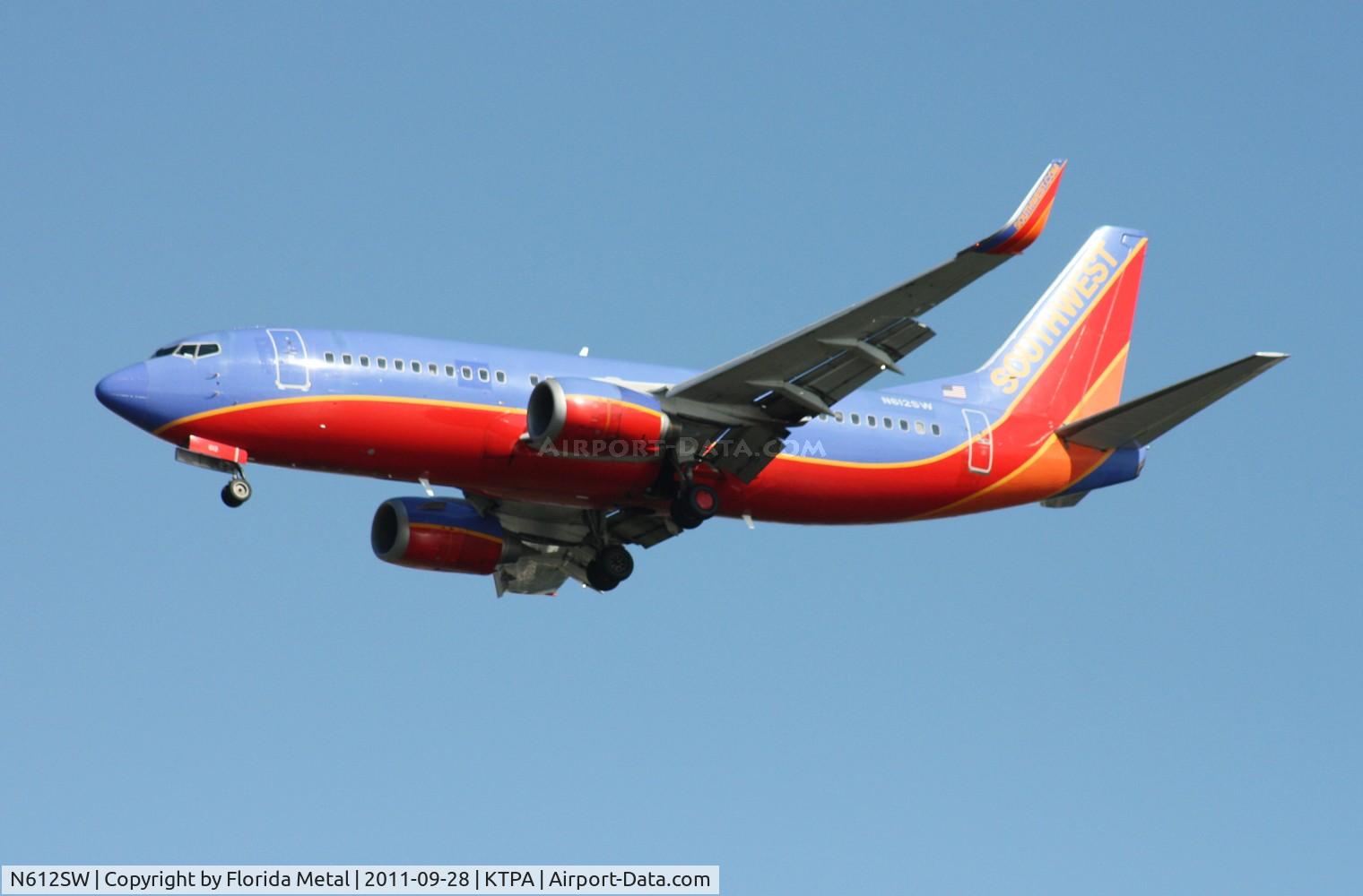 N612SW, 1995 Boeing 737-3H4 C/N 27930, TPA 2011