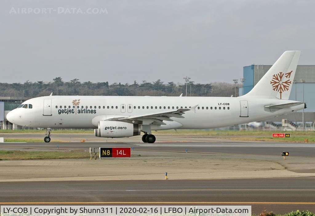 LY-COB, 1998 Airbus A320-232 C/N 928, Ready for take off from rwy 14L... TUI Fly UK flight this day...