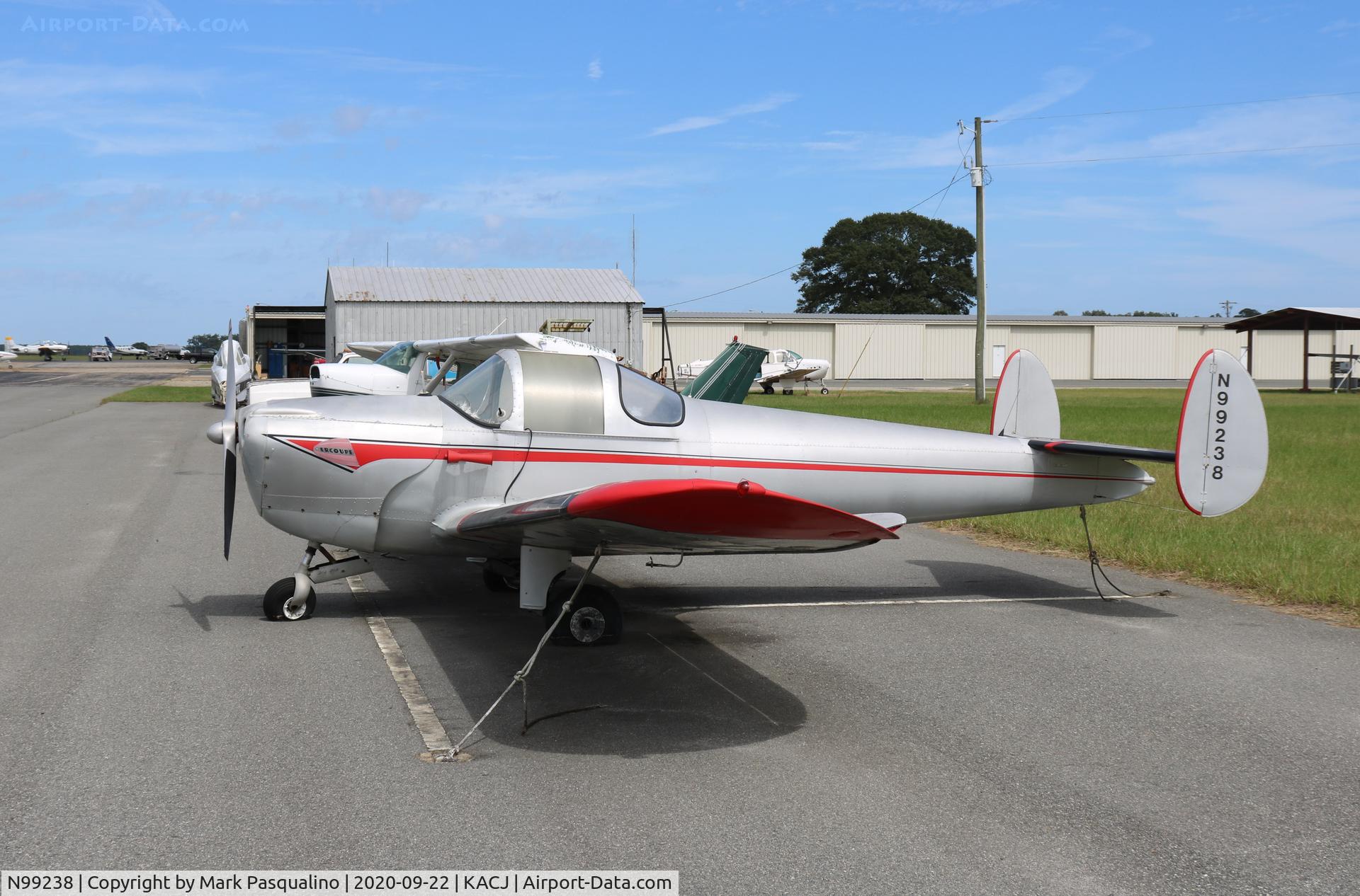 N99238, 1946 Erco 415C Ercoupe C/N 1861, Ercoupe 415-C