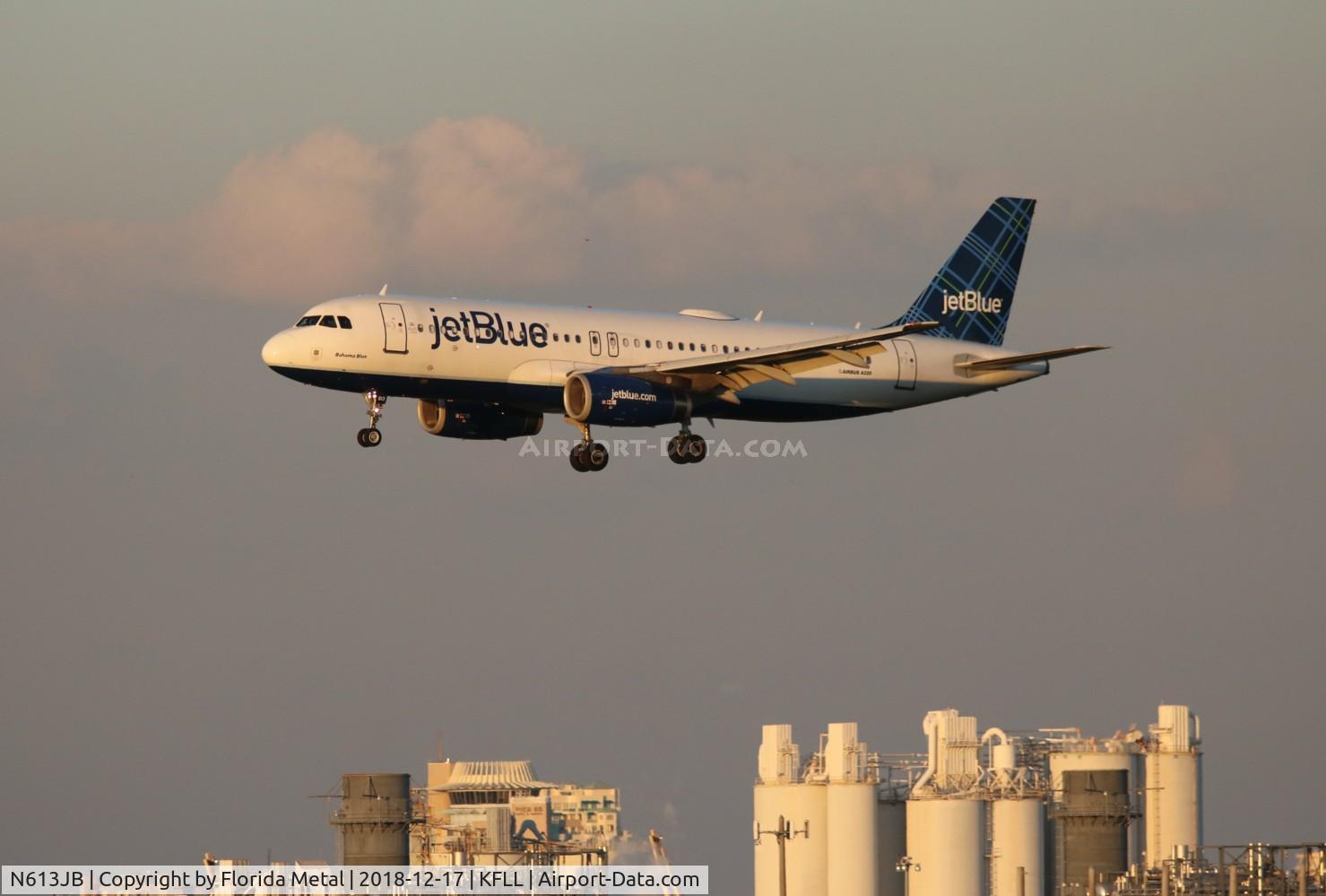 N613JB, 2005 Airbus A320-232 C/N 2449, FLL 2018