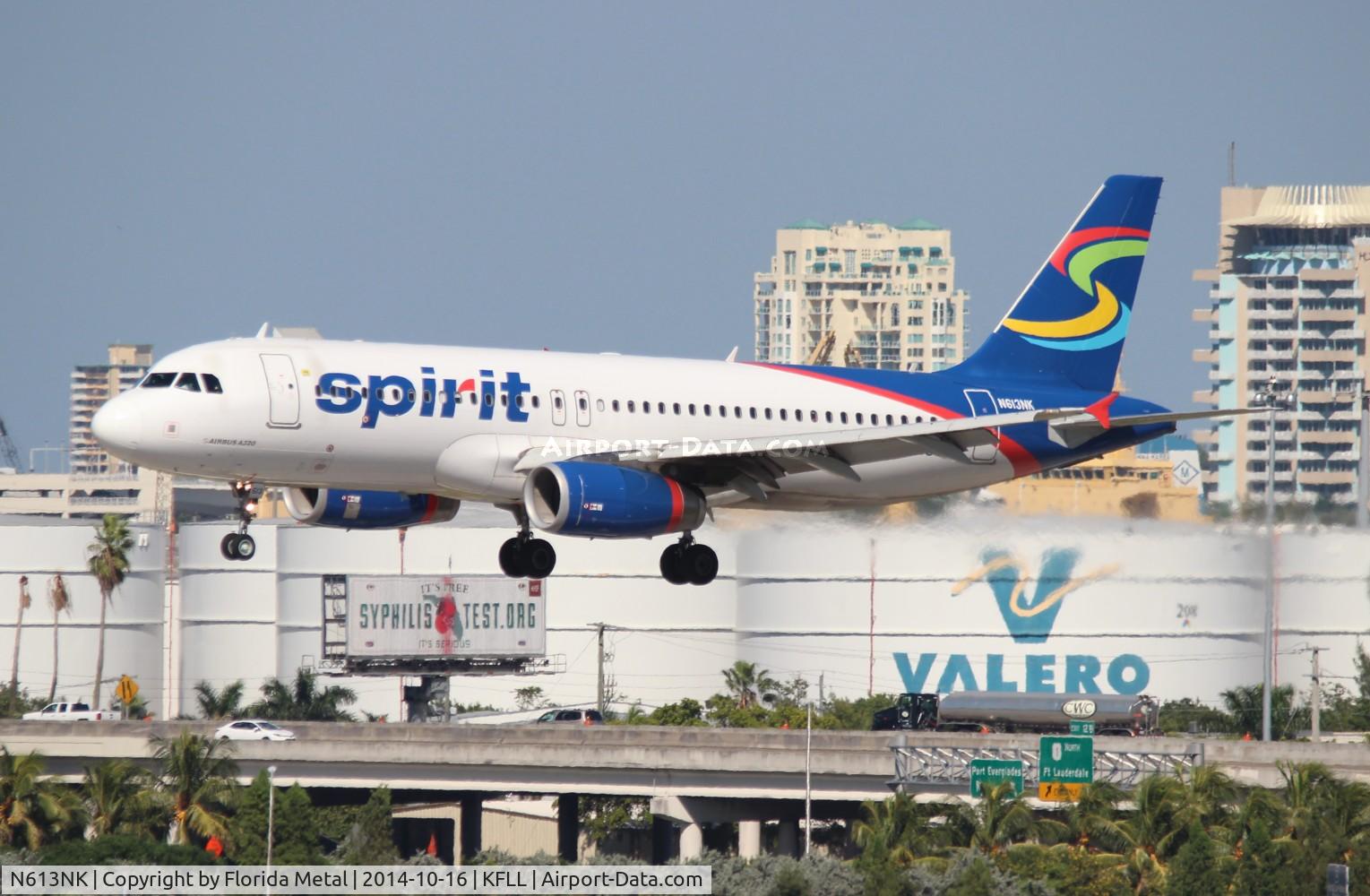 N613NK, 2012 Airbus A320-232 C/N 5042, FLL 2014