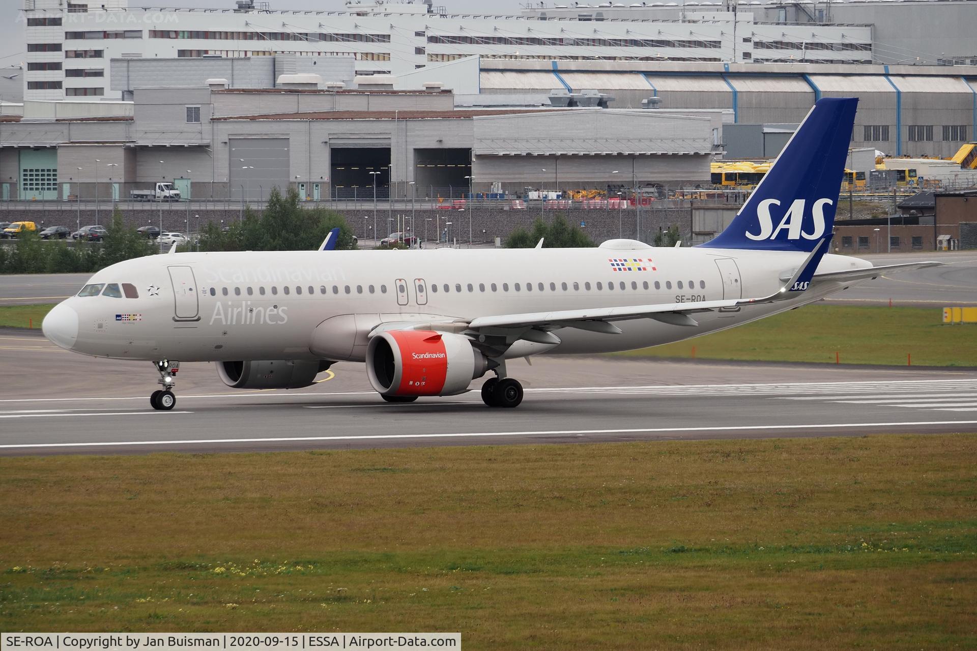 SE-ROA, 2017 Airbus A320-251N C/N 7602, SAS