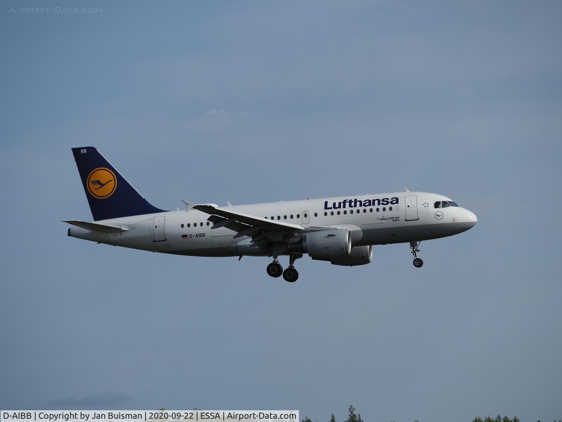 D-AIBB, 2010 Airbus A319-112 C/N 4182, Lufthansa