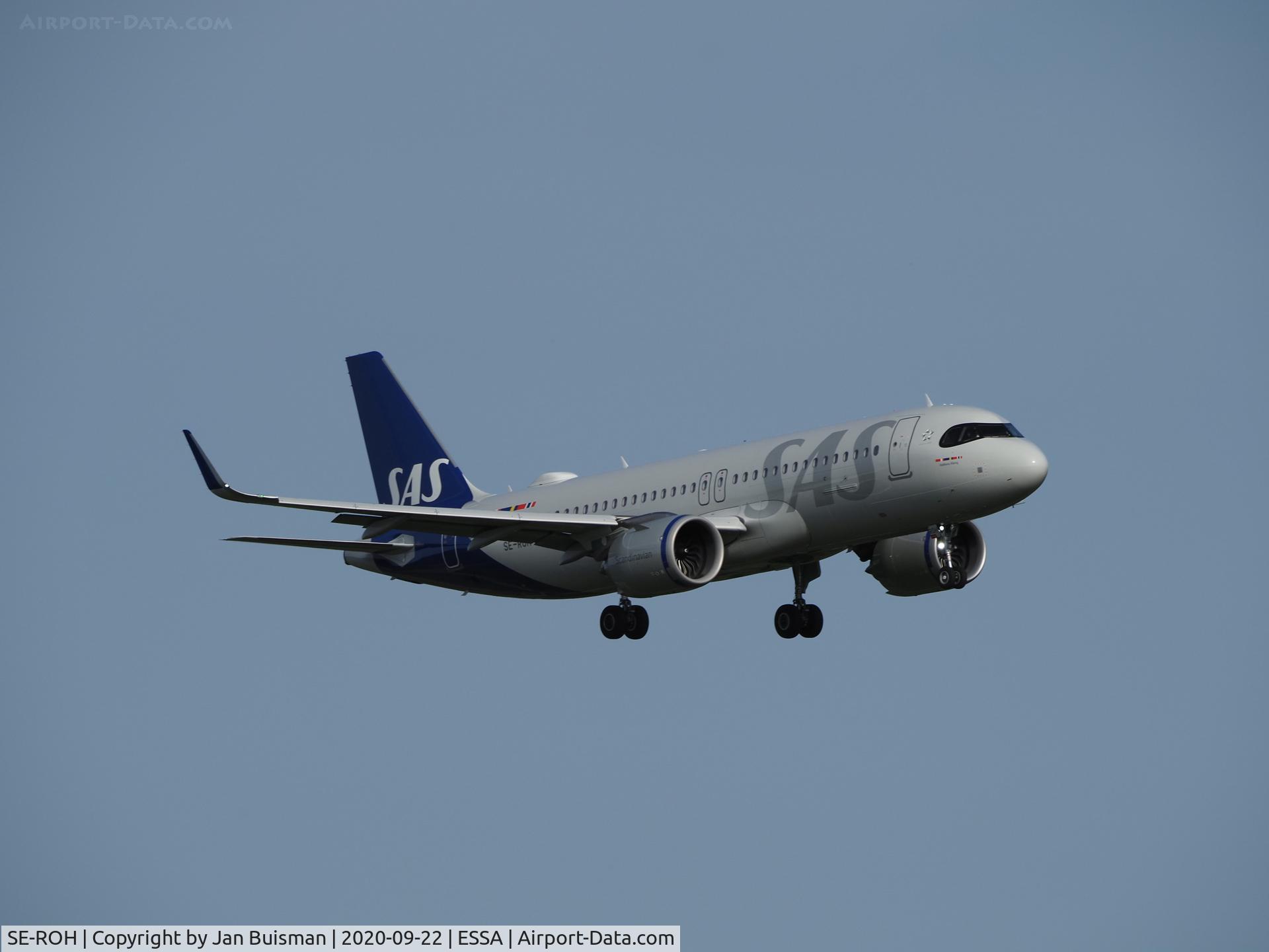 SE-ROH, 2020 Airbus A320-251N C/N 9173, SAs