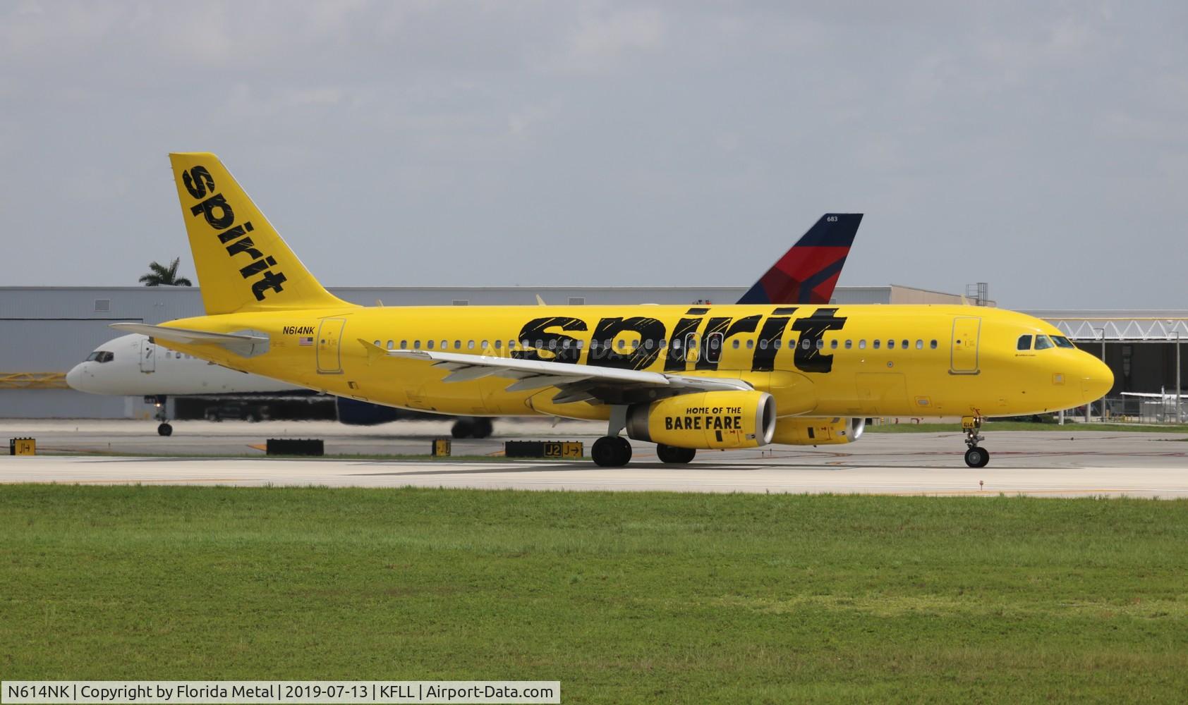 N614NK, 2012 Airbus A320-232 C/N 5132, FLL 2019