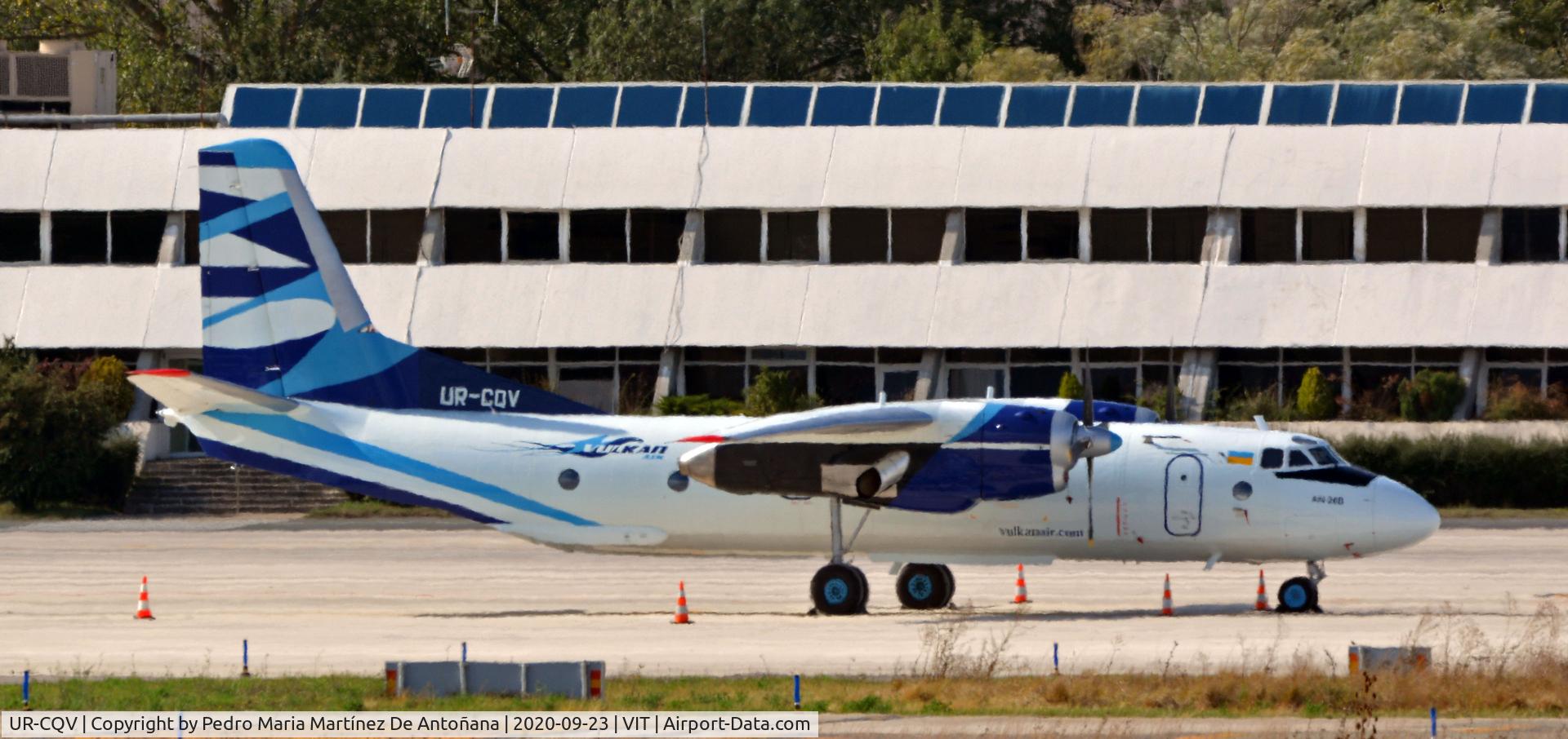 UR-CQV, 1983 Antonov An-26 C/N 37313306, Aeropuerto de Foronda - Vitoria-Gasteiz - Euskadi - España