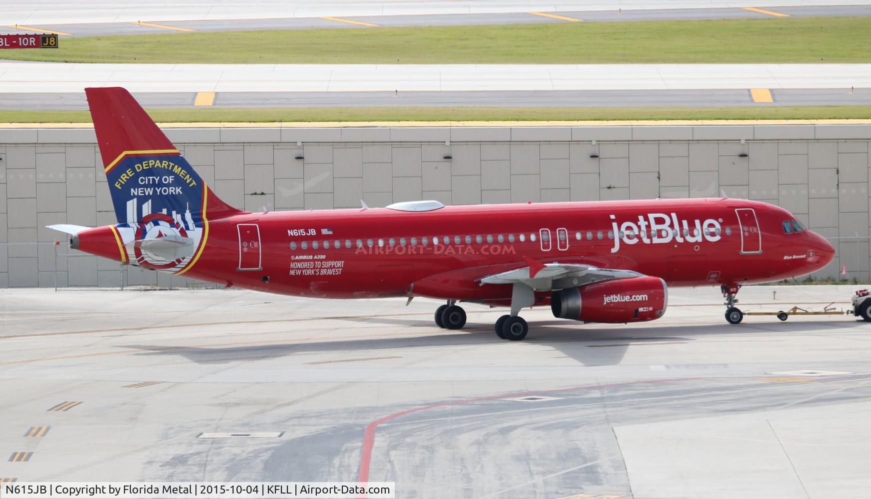 N615JB, 2005 Airbus A320-232 C/N 2461, FLL 2015