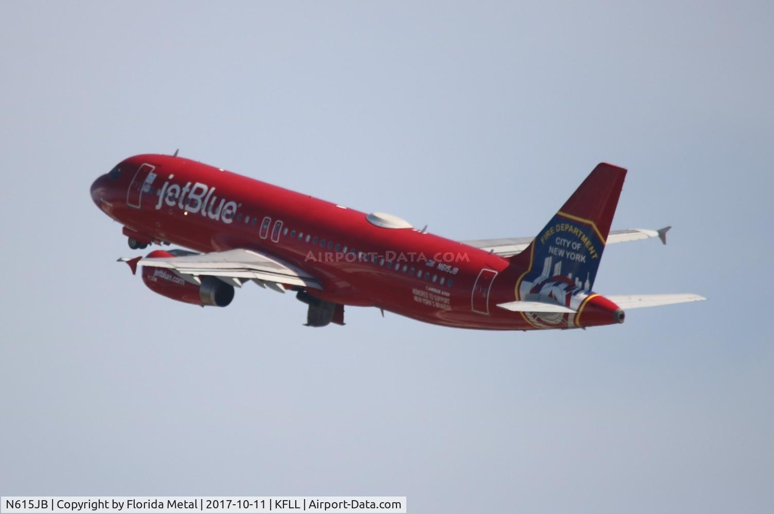 N615JB, 2005 Airbus A320-232 C/N 2461, FLL 2017