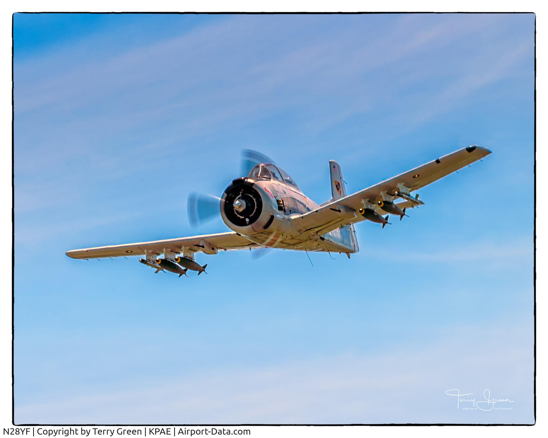 N28YF, 1953 North American T-28D Trojan C/N 200-162, KPAE