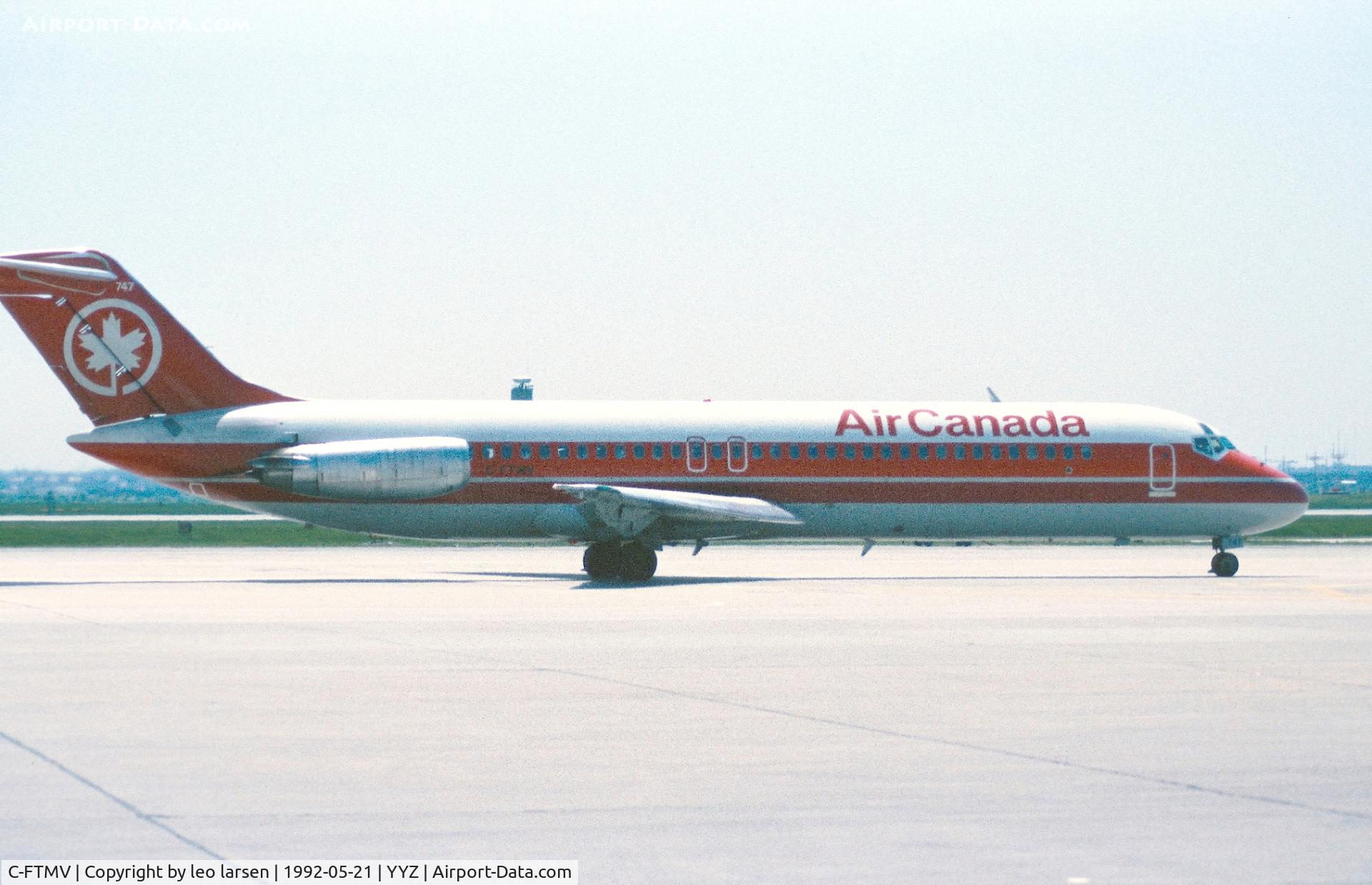 C-FTMV, 1972 Douglas DC-9-32 C/N 47557, Toronto 21.5.1992