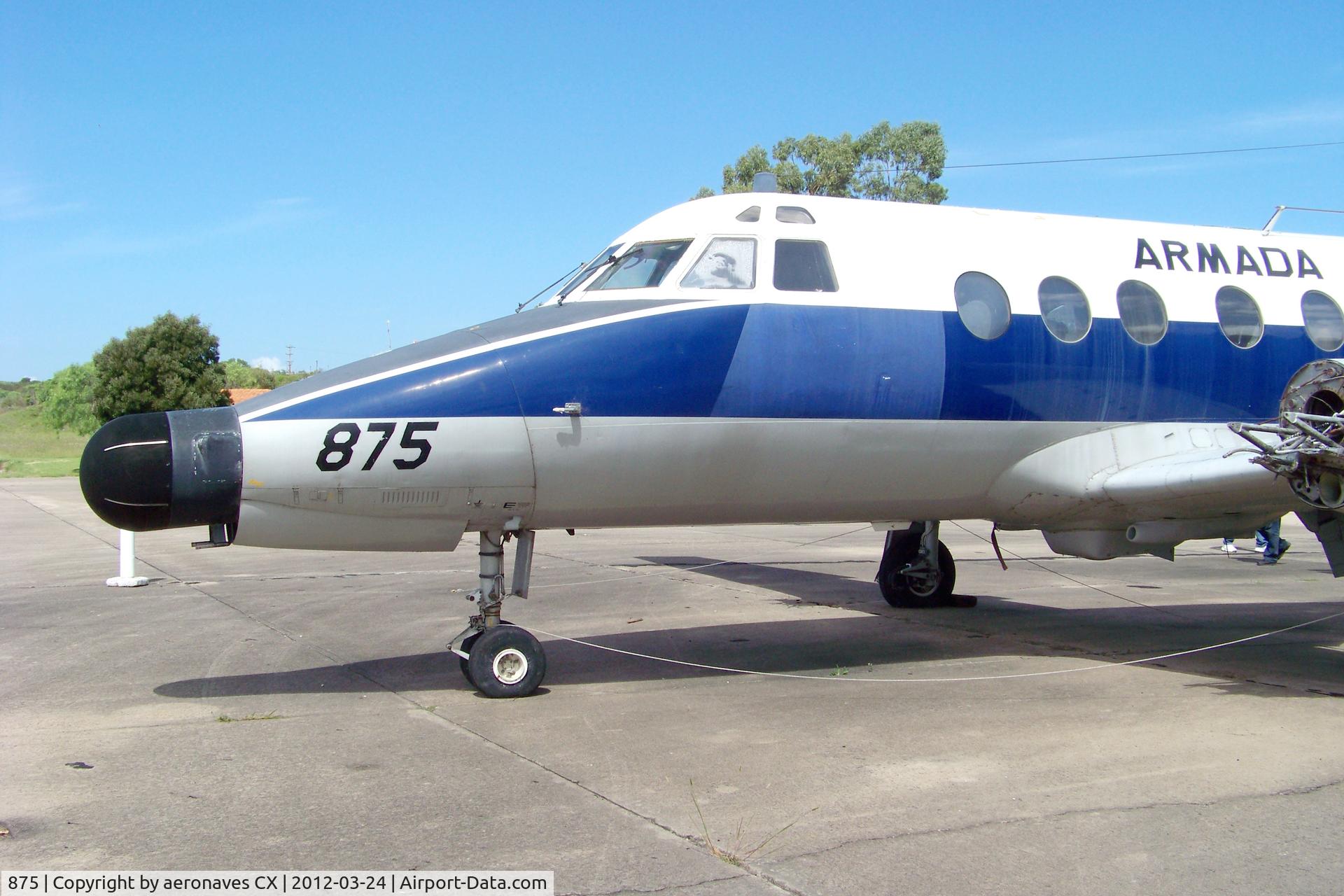 875, 1974 Scottish Aviation HP-137 Jetstream T.2 C/N 268, 24/03/2012 visita a Base Aero naval Cap. Curbelo.