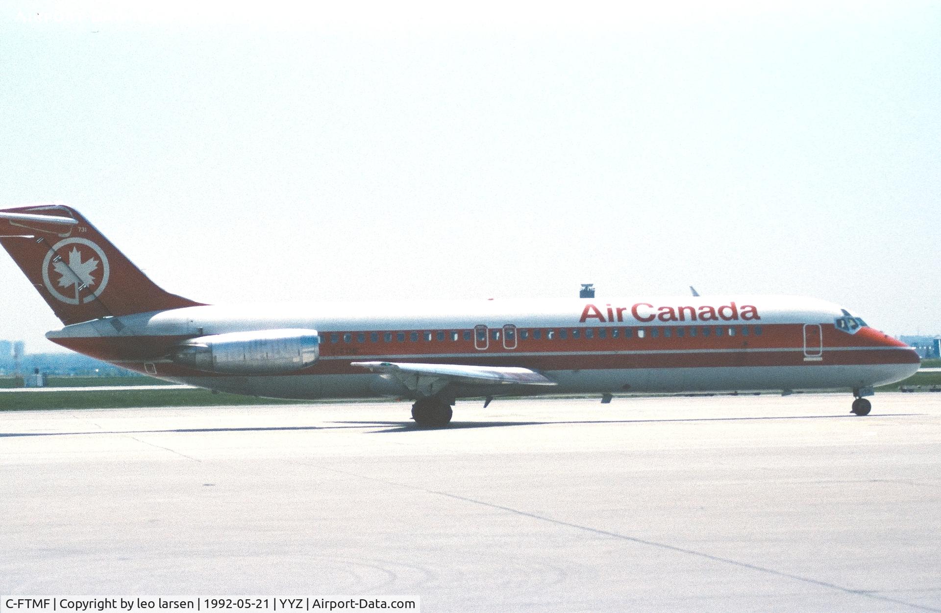 C-FTMF, 1968 Douglas DC-9-32 C/N 47294, Toronto 21.5.1992