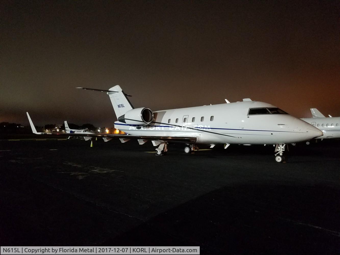 N615L, 1995 Canadair Challenger 601-3R (CL-600-2B16) C/N 5159, ORL 2017