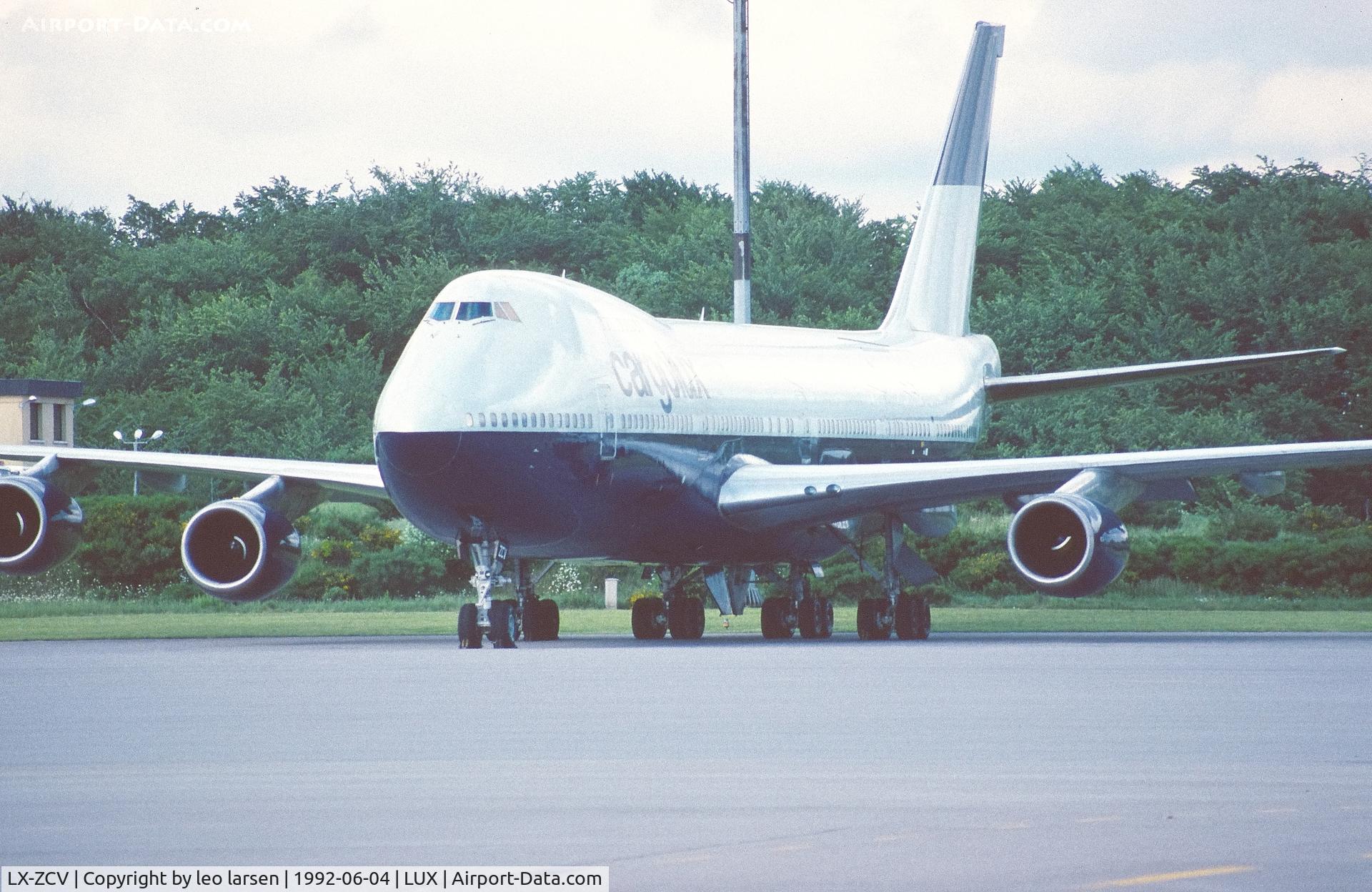 LX-ZCV, 1976 Boeing 747-2D3B/SF C/N 21252, Luxemburg 4.6.1992