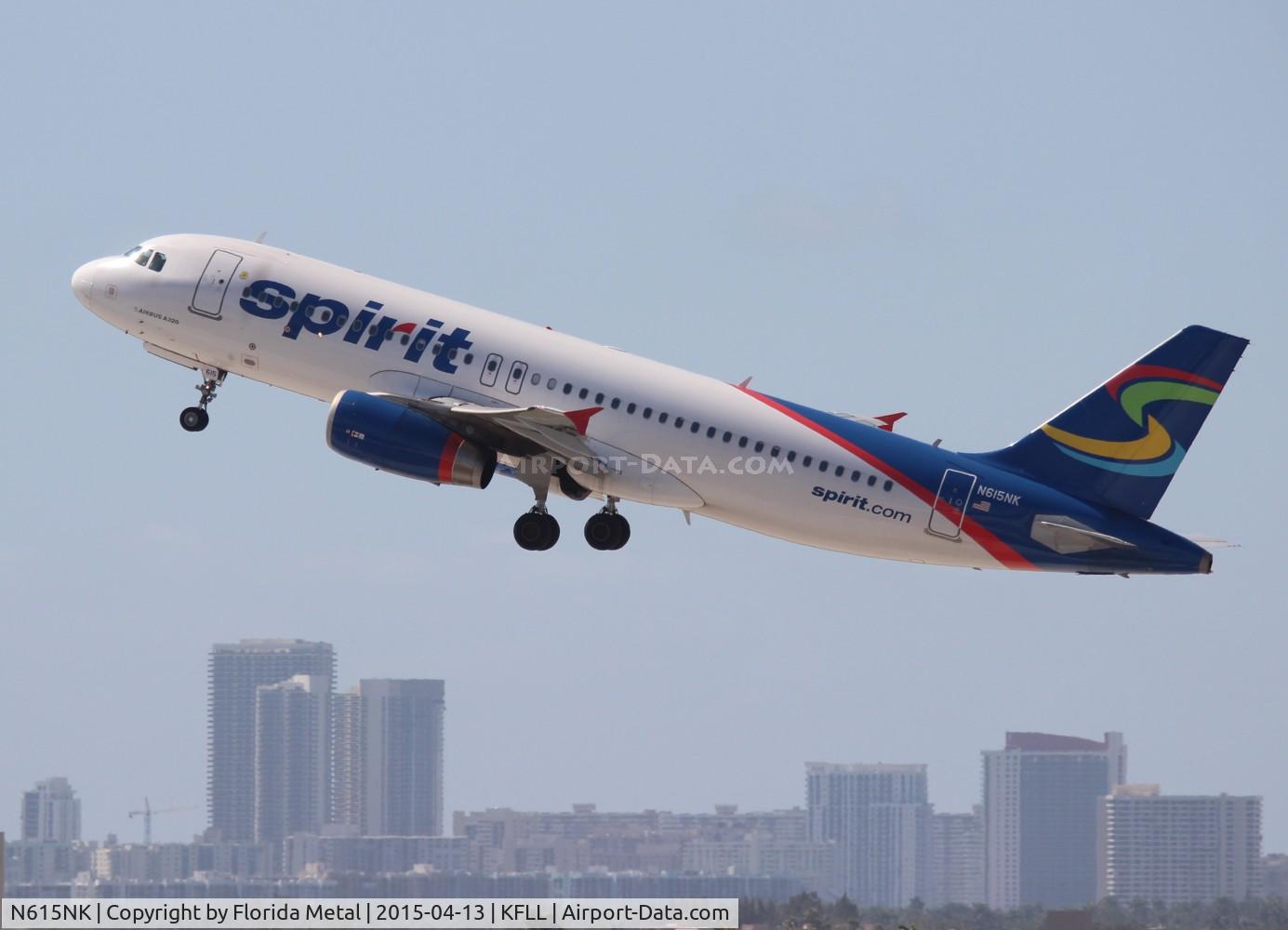 N615NK, 2012 Airbus A320-232 C/N 5159, FLL 2015