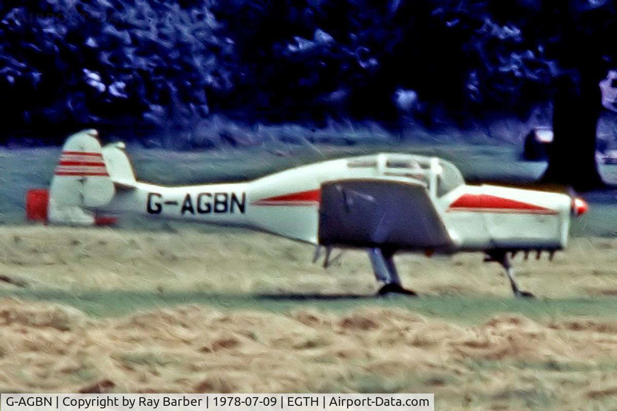 G-AGBN, 1941 General Aircraft GAL-42 Cygnet II C/N GAL/42/111, G-AGBN   General Aircraft GAL-42 Cygnet II [GAL/42/111] Old Warden~G 09/07/1978