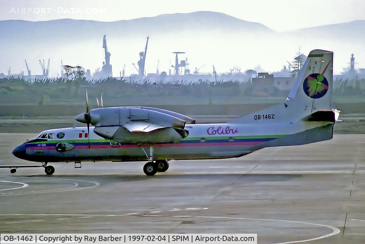 OB-1462, 1993 Antonov An-32B C/N 2802, OB-1462   Antonov An-32B [28-02] (SA Colibri) Lima-Jorge Chavez Int'l~OB 04/02/1997