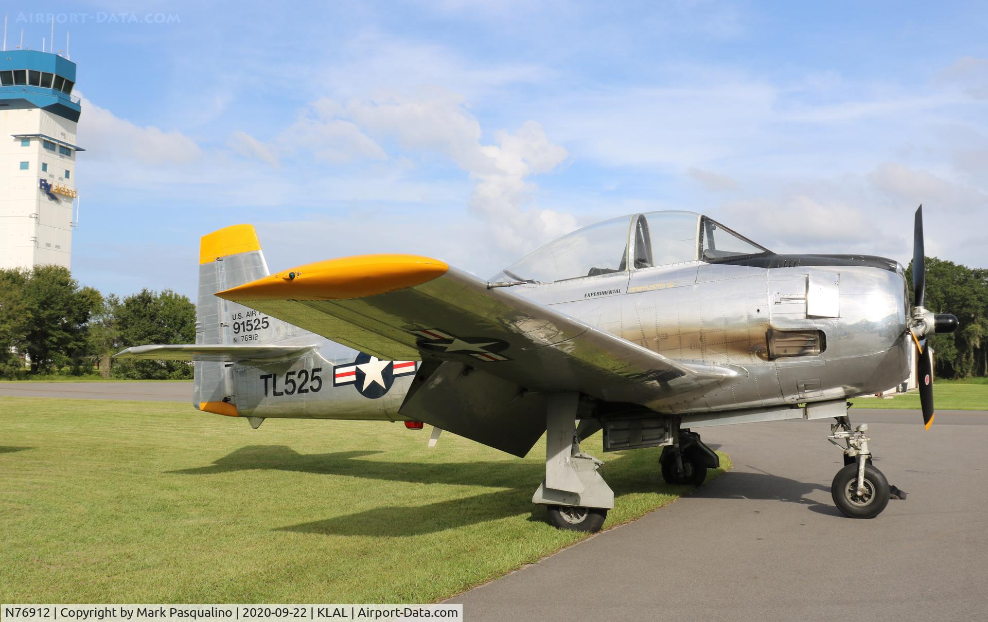 N76912, 1949 North American T-28A Trojan C/N 159-37, North American T-28A Ferried from KRFD TO KLAL to be shipped to France in a container.